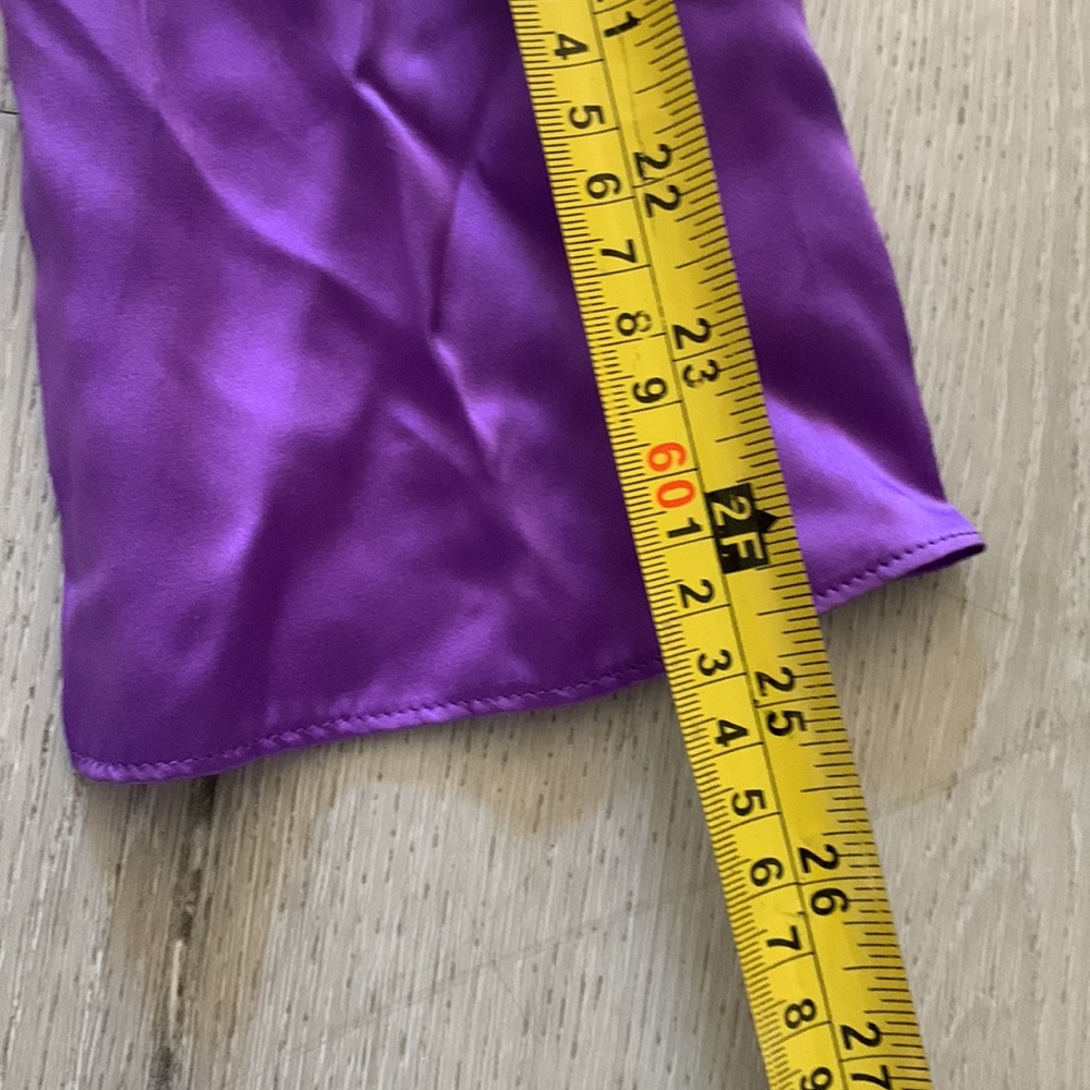 Amanda Uprichard Satin Lilac Backless Dress - Picture 8 of 15